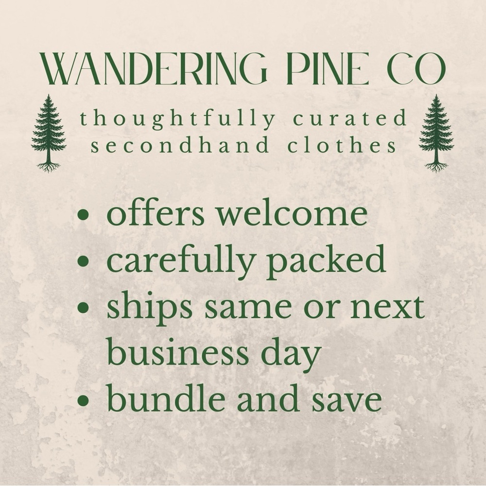 Vintage Handmade Denim Jumper Dress – Southwestern Folk Art Details – Size L - Picture 9 of 10